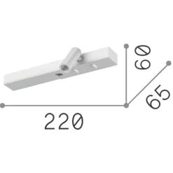 Applique Camera Da Letto-Ideal Lux bonne nuit applique da comodino luce orientabeile led 3000k