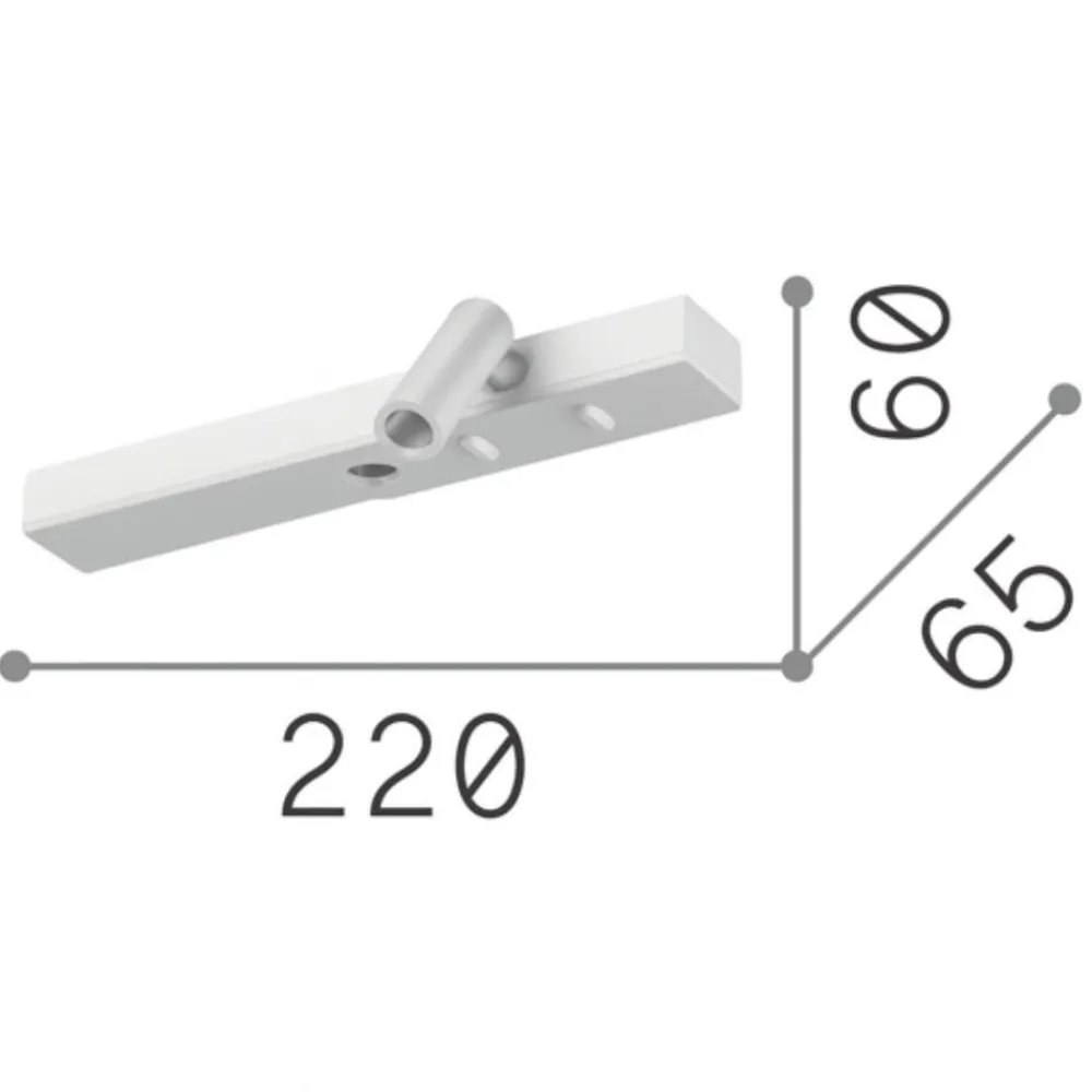 Applique Camera Da Letto-Ideal Lux bonne nuit applique da comodino luce orientabeile led 3000k
