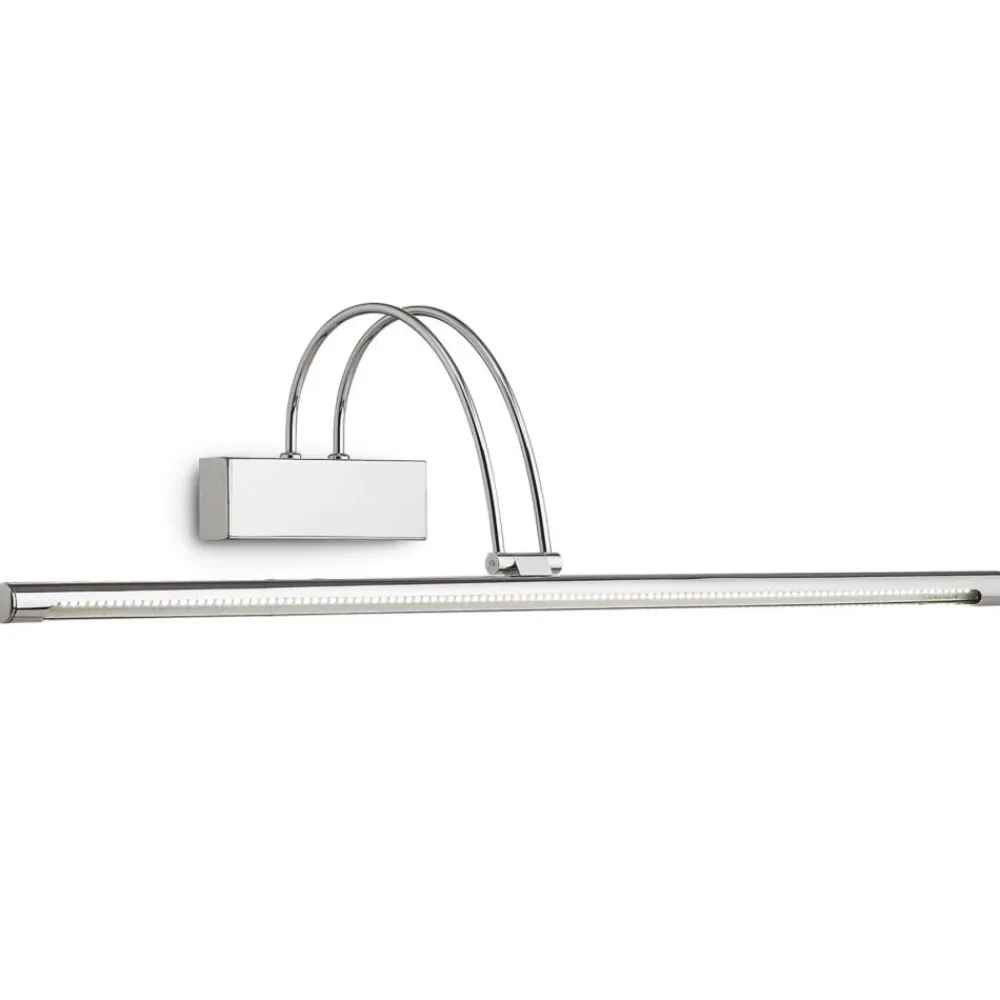 Applique Da Bagno-Ideal Lux bow ap d76 applique bagno cromo led 8w 3000k