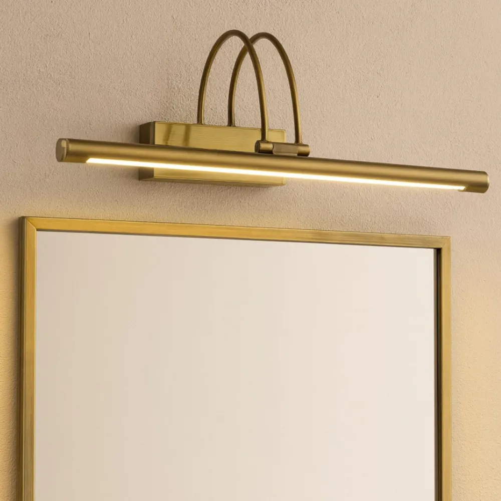 Applique Da Bagno-Ideal Lux bow ap d46 applique da bagno brunito led 4w