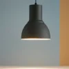 Lampade A Sospensione-Ideal Lux breeze lampada a sospensione per isola cucina campana grigio scuro 23 cm