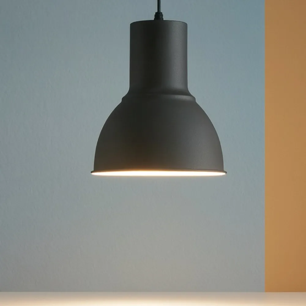 Lampade A Sospensione-Ideal Lux breeze lampada a sospensione per isola cucina campana grigio scuro 23 cm