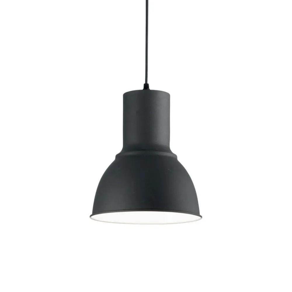 Lampade A Sospensione-Ideal Lux breeze lampada a sospensione per isola cucina campana grigio scuro 23 cm
