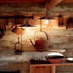 Lampadari Cucina-Ideal Lux cantina lampadario per cucina rustica piatto brunito 35cm