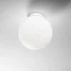 Plafoniere Moderne-Ideal Lux carta pl1 d40 plafoniera per camera da letto boccia effetto carta e27