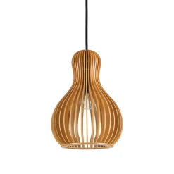 Lampade A Sospensione-Ideal Lux citrus-1 sp1 lampada a sospensione legno