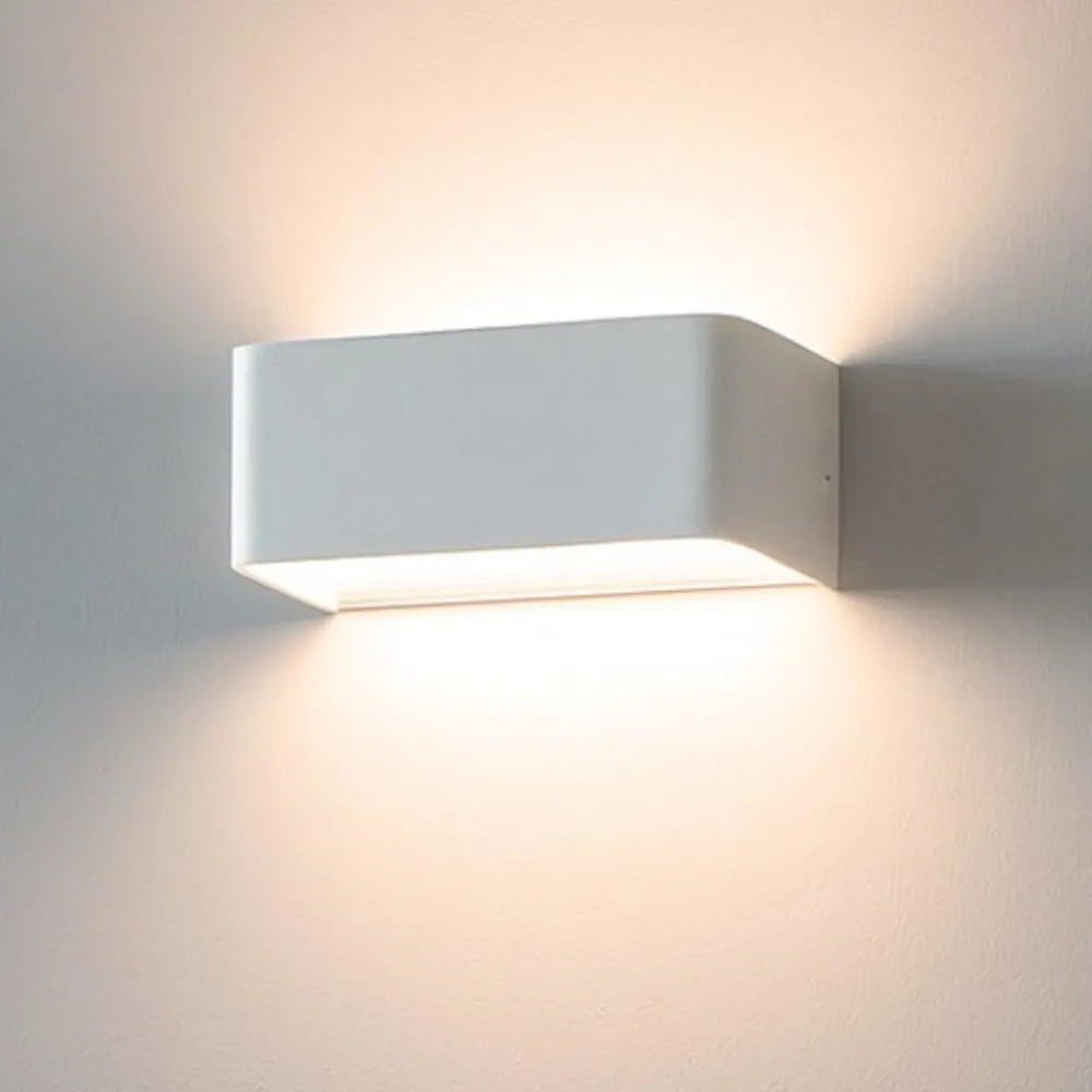 Applique Da Parete-Ideal Lux click ap d20 applique led 10w 3000k per interno bianca