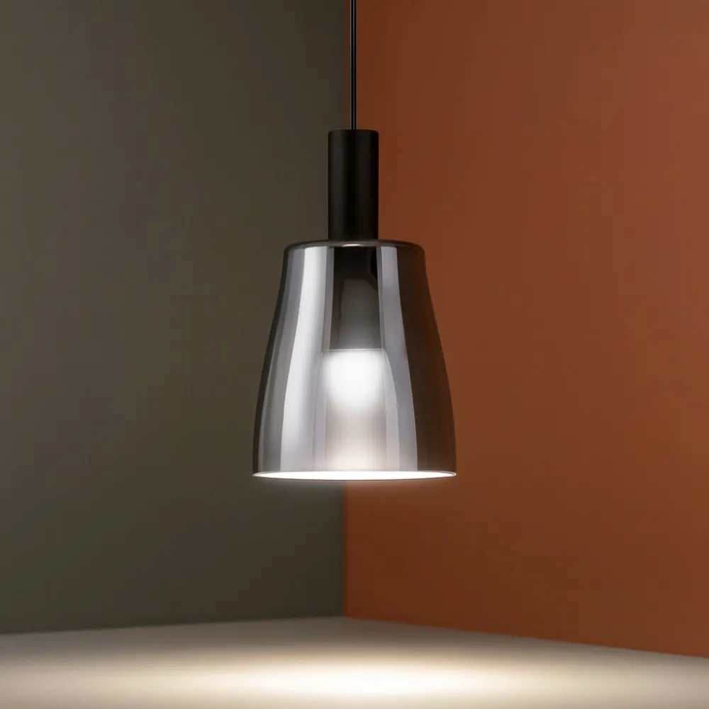 Lampade A Sospensione-Ideal Lux coco-3 sp lampada in vetro a sospensione per cucina led 3000k