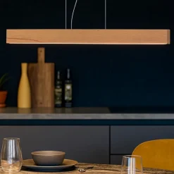 Lampadari Cucina-Ideal Lux craft sp lampadario in legno led 36w 3000k
