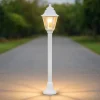 Lampioni Da Giardino-Ideal Lux dafne pt1 lampioncino da giardino lanterna per esterno bianco ip55