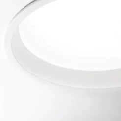 Faretti Da Incasso-Ideal Lux deep fi faretto a led da incasso rotondo ip44 su cartongesso 20w 3000k
