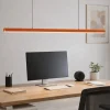 Lampadari Moderni-Ideal Lux dorica lampadario design per scrivani ufficio arancione led 3000k