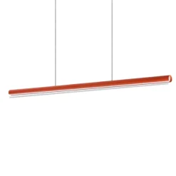 Lampadari Moderni-Ideal Lux dorica lampadario design per scrivani ufficio arancione led 3000k