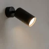 Applique Da Parete-Ideal Lux dynamite pl1 applique da parete nero spot orientabile
