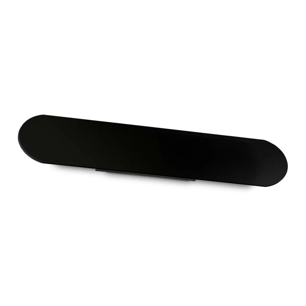 Applique Da Parete-Ideal Lux echo ap d60 applique led 30w 3000k nera per interni