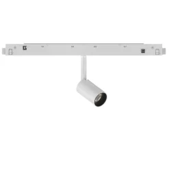 Illuminazione A Binario-Ideal Lux ego faretto led 3w 30000k osram bianco dali dimmerabile orientabile per binario monofase