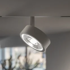 Illuminazione A Binario-Ideal Lux ego faretto orientabile led 9w 3000k per binario monofase