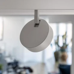 Illuminazione A Binario-Ideal Lux ego faretto orientabile led 9w 3000k per binario monofase