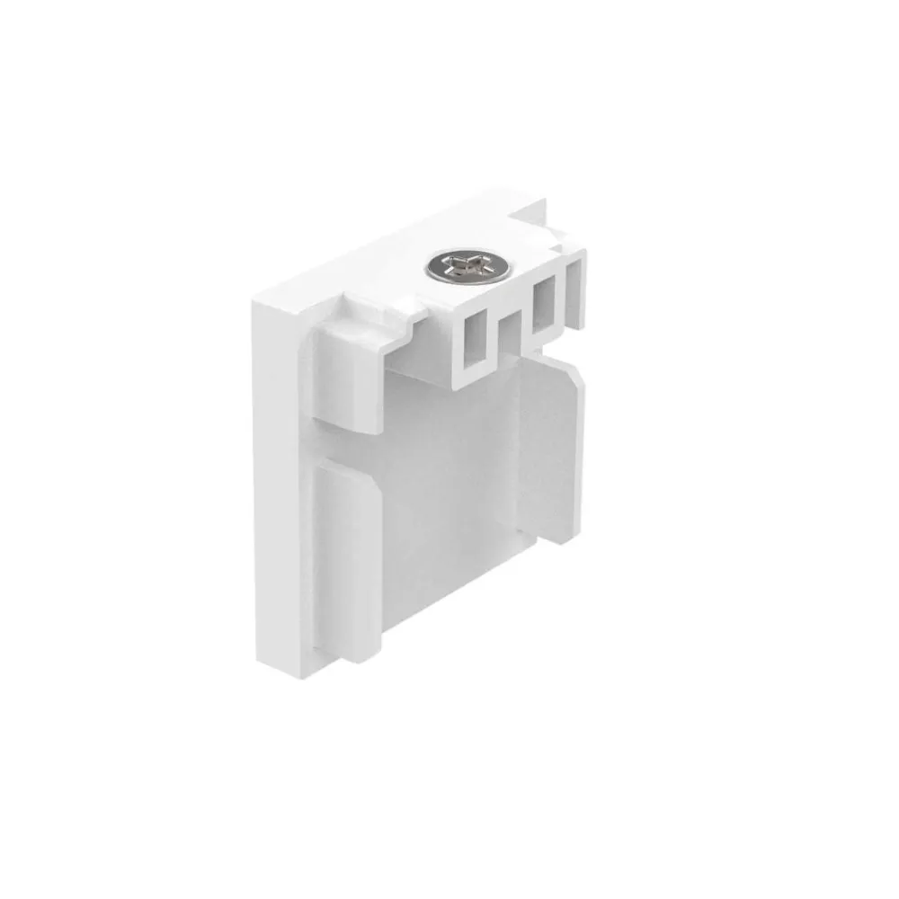 Illuminazione A Binario-Ideal Lux ego tappo finale senza foro bianco per binario monofase ego