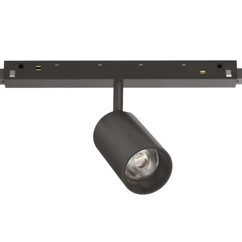 Illuminazione A Binario-Ideal Lux ego track single 12w 3000k dali faretto led nero