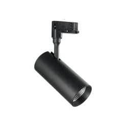 Illuminazione A Binario-Ideal Lux ego track single 12w 3000k dali faretto led nero