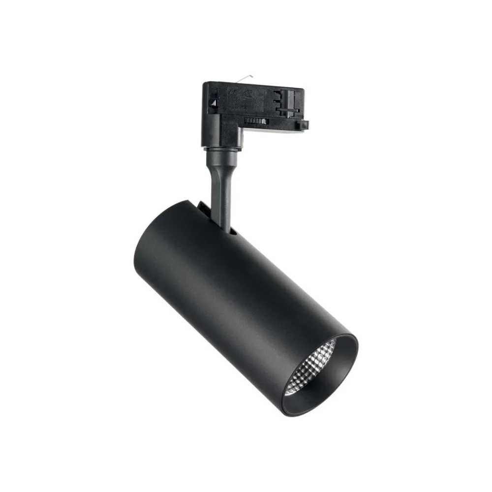 Illuminazione A Binario-Ideal Lux ego track single 12w 3000k dali faretto led nero