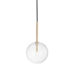 Lampade A Sospensione-Ideal Lux equinoxe sp1 d25 ottone lampada a sospensione dorata