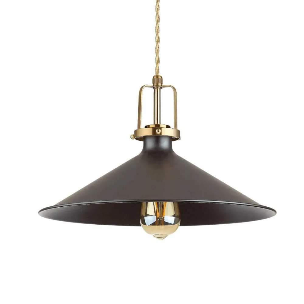 Lampadari Cucina-Ideal Lux eris-4 sp1 lampadario da cucina rustica nera