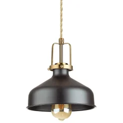 Lampadari Cucina-Ideal Lux eris-2 sp1 lampadario da cucina nero opaco vintage