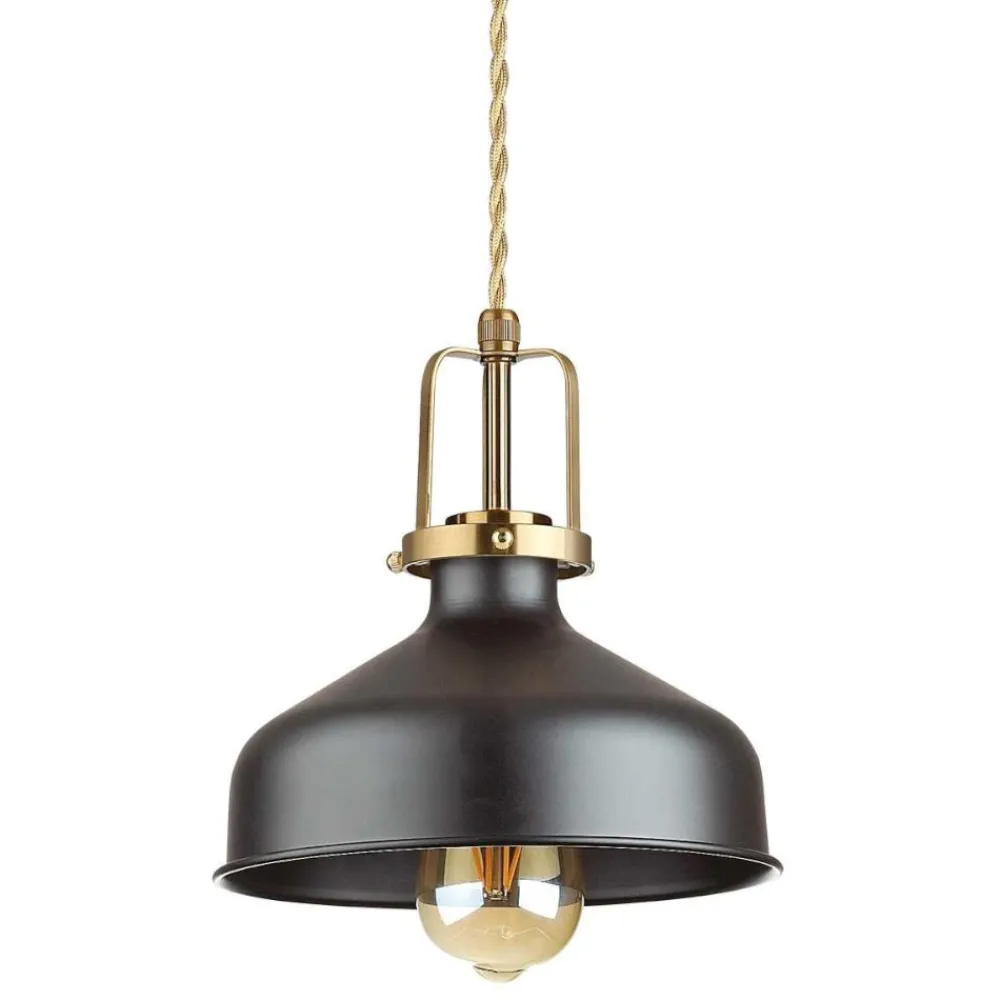 Lampadari Cucina-Ideal Lux eris-2 sp1 lampadario da cucina nero opaco vintage