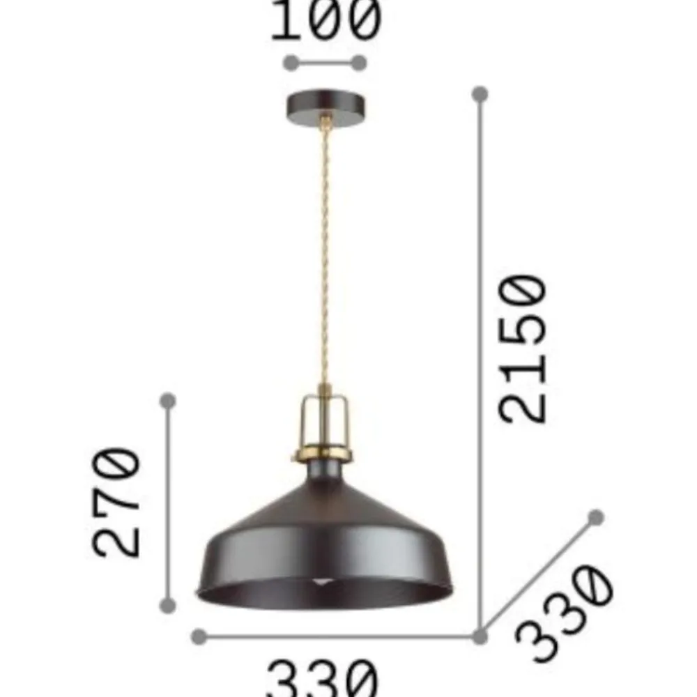 Lampadari Cucina-Ideal Lux eris-2 sp1 lampadario da cucina bianco