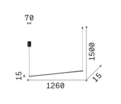 Lampadari Moderni-Ideal Lux essence sp d126 lampadario moderno nero led 2700k