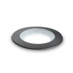 Faretti Da Esterno-Ideal Lux faretto da esterno a incasso nero gravity pt round big