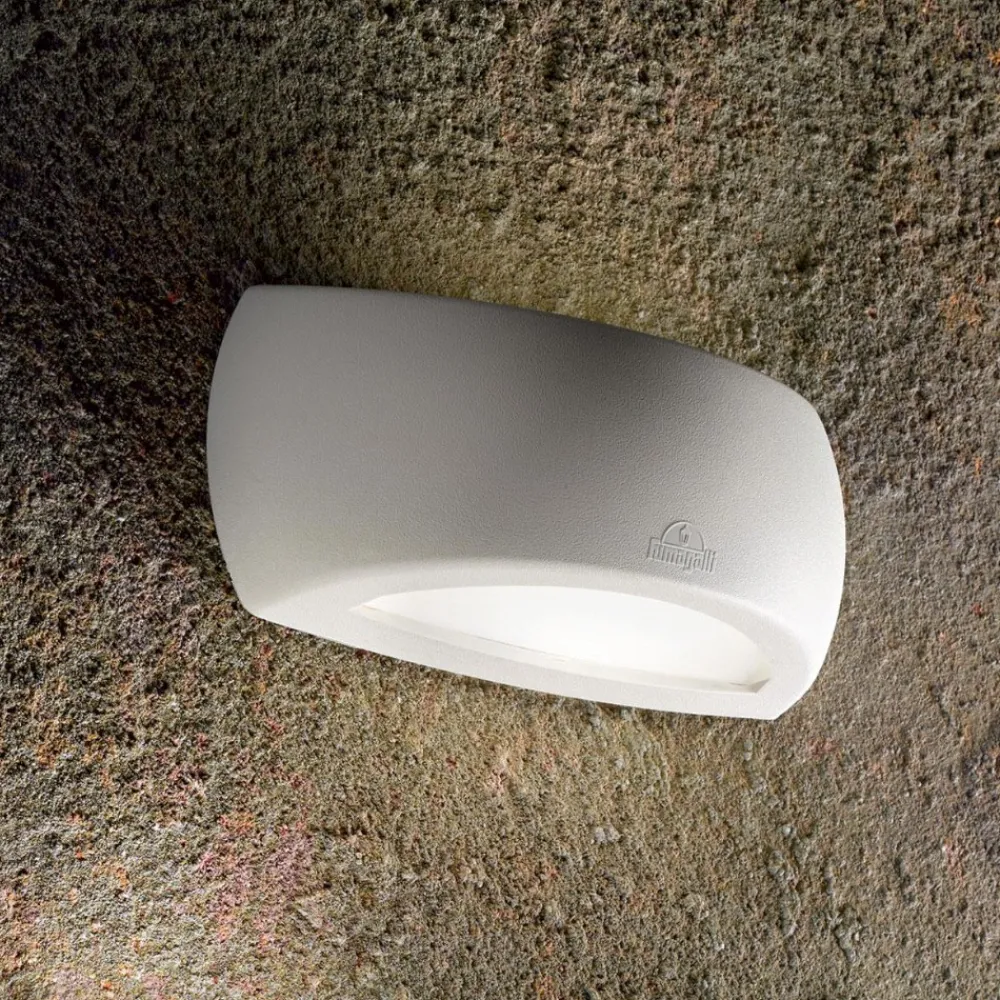 Applique Da Esterno-Ideal Lux felix-1 ap1 applique da esterno bianco ip66