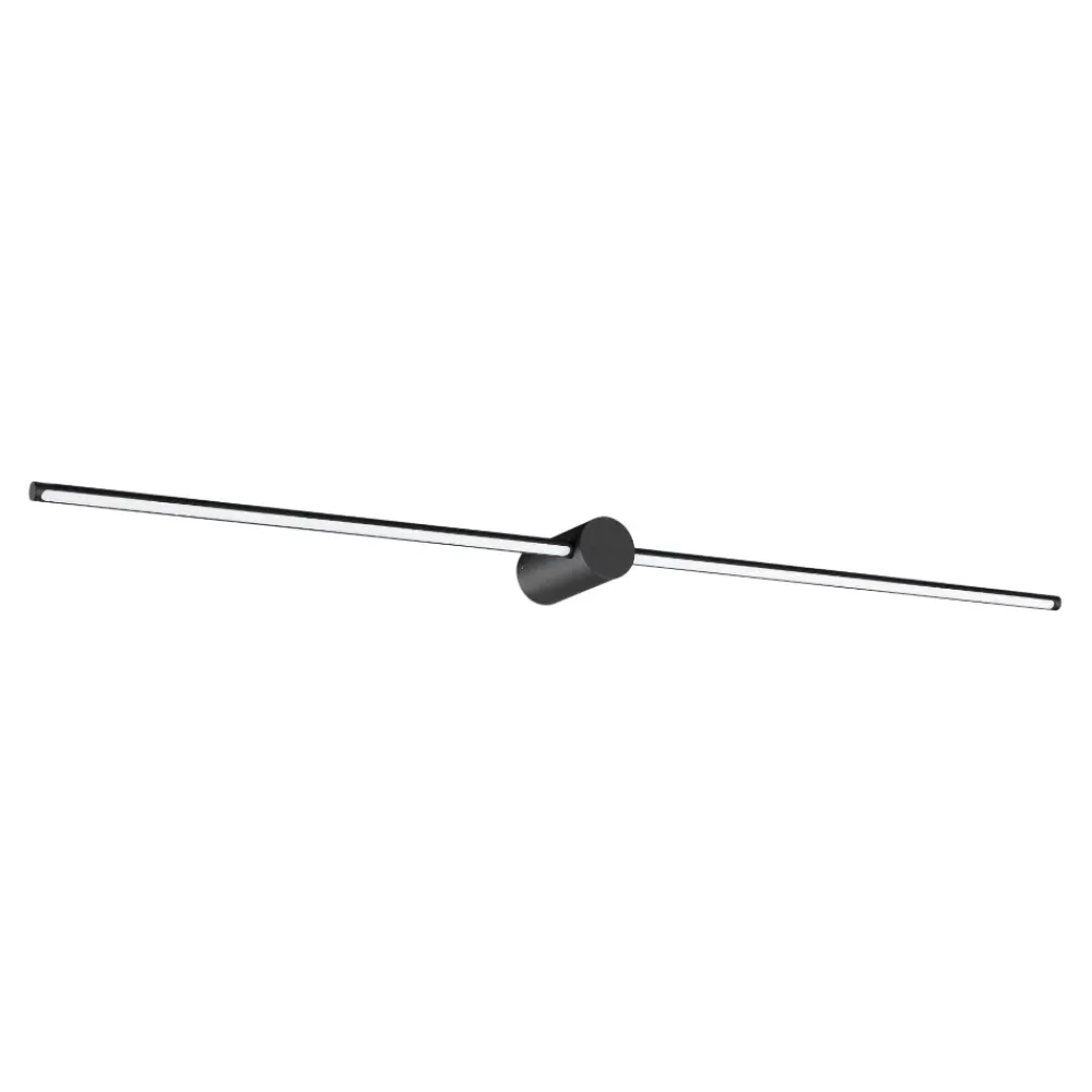 Applique Da Parete-Ideal Lux filo ap d115 applique led 16w 3000k nero