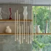 Lampadari Moderni-Ideal Lux filo lampadario sp12 design moderno ottone led 19w 3000k