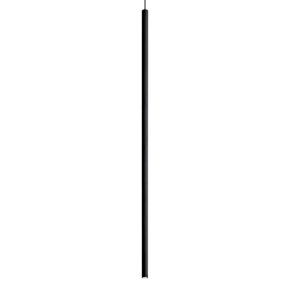 Lampade A Sospensione-Ideal Lux filo sp1 lampada a sospensione led nero 3,5w 70cm