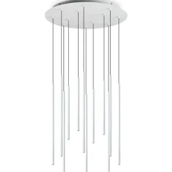 Lampadari Moderni-Ideal Lux filo sp12 lampadario led design moderno bianco 19w 3000k