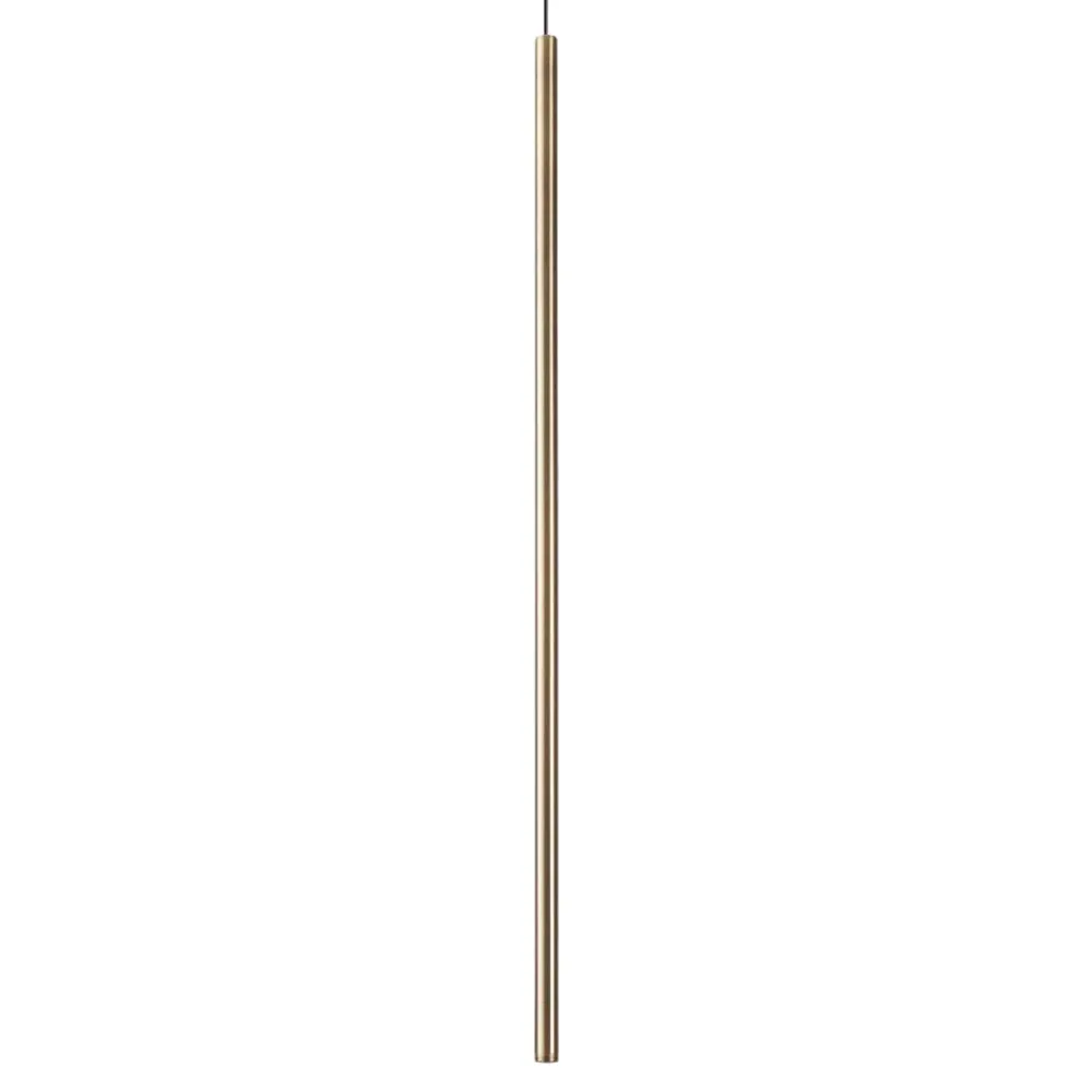 Lampade A Sospensione-Ideal Lux filo sp1 long wire sospensione cilindro led 4w ottone