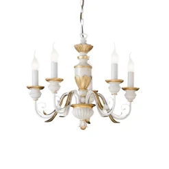 Lampadario Camera Da Letto-Ideal Lux firenze sp5 lampadario cinque luci classico per camera da letto