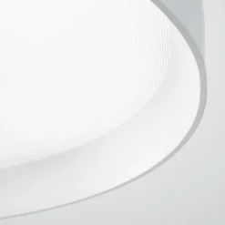 Plafoniere Moderne-Ideal Lux fly pl d35 plafoniera da cucina 4000k bianca tonda