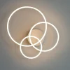 Plafoniere Moderne-Ideal Lux frame pl cerchio plafoniera cerchi led 41w 300k bianca per soggiorno