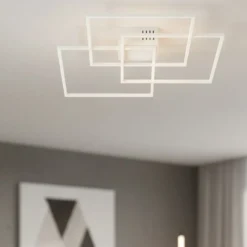 Plafoniere Moderne-Ideal Lux frame pl quadrato 2700k plafoniera design squadrato led