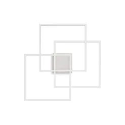 Plafoniere Moderne-Ideal Lux frame pl quadrato 2700k plafoniera design squadrato led