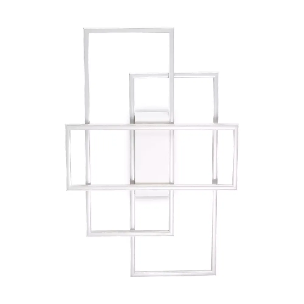 Plafoniere Moderne-Ideal Lux frame pl rettangolo plafoniera da soffitto led 31w 3000k bianca
