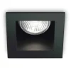 Faretti Da Incasso-Ideal Lux funky fi faretto nero quadrato da incasso per controsoffitto