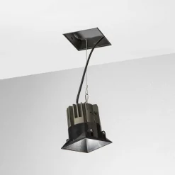 Faretti Da Incasso-Ideal Lux game trimless faretto da incasso quadrato a soffitto bianco 11w 3000k