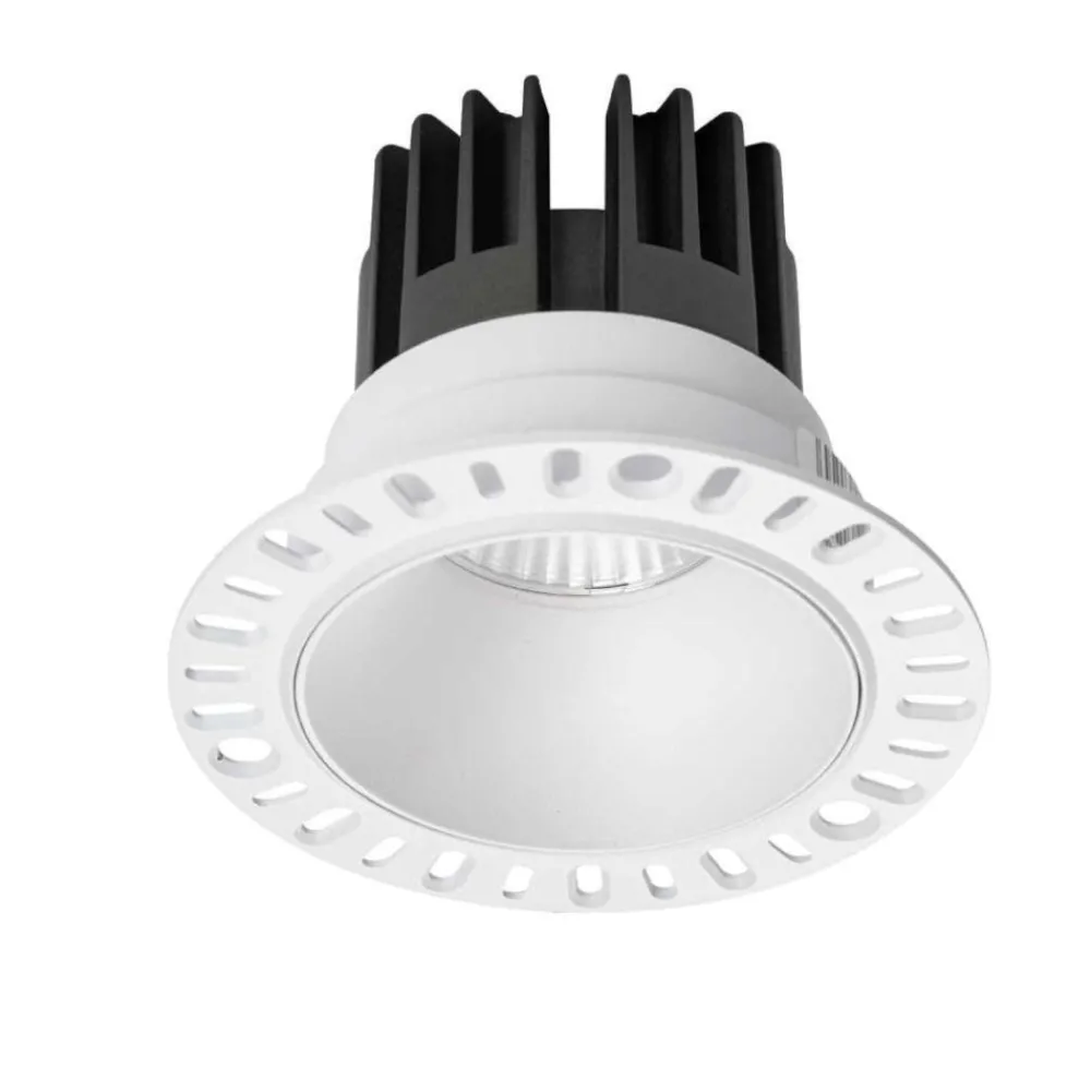 Faretti Da Incasso-Ideal Lux game trimless faretto led incasso 11w 3000k 220v bianco rotondo