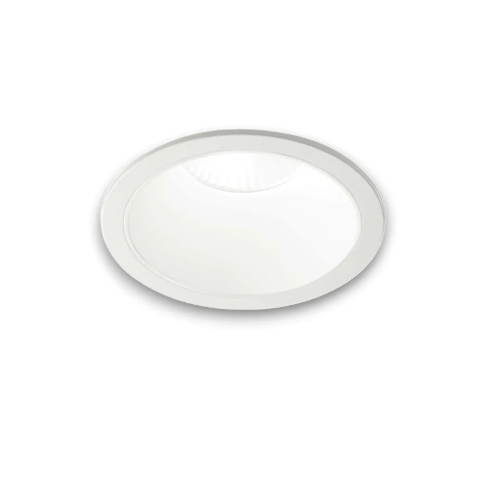 Faretti Da Incasso-Ideal Lux game trim round faretto da incasso led 11w 4000k