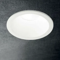 Faretti Da Incasso-Ideal Lux game trim round faretto da incasso led 11w 4000k